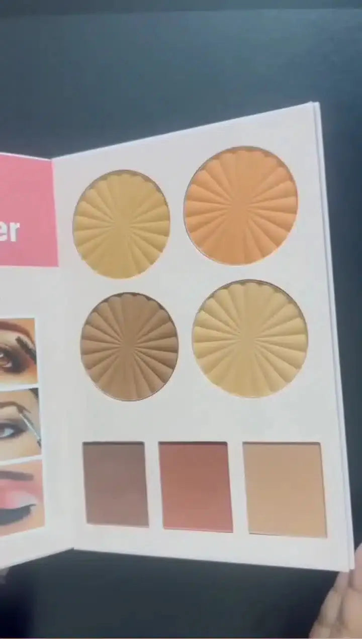 All-in-One Portable Makeup Vanity Box with Mirror