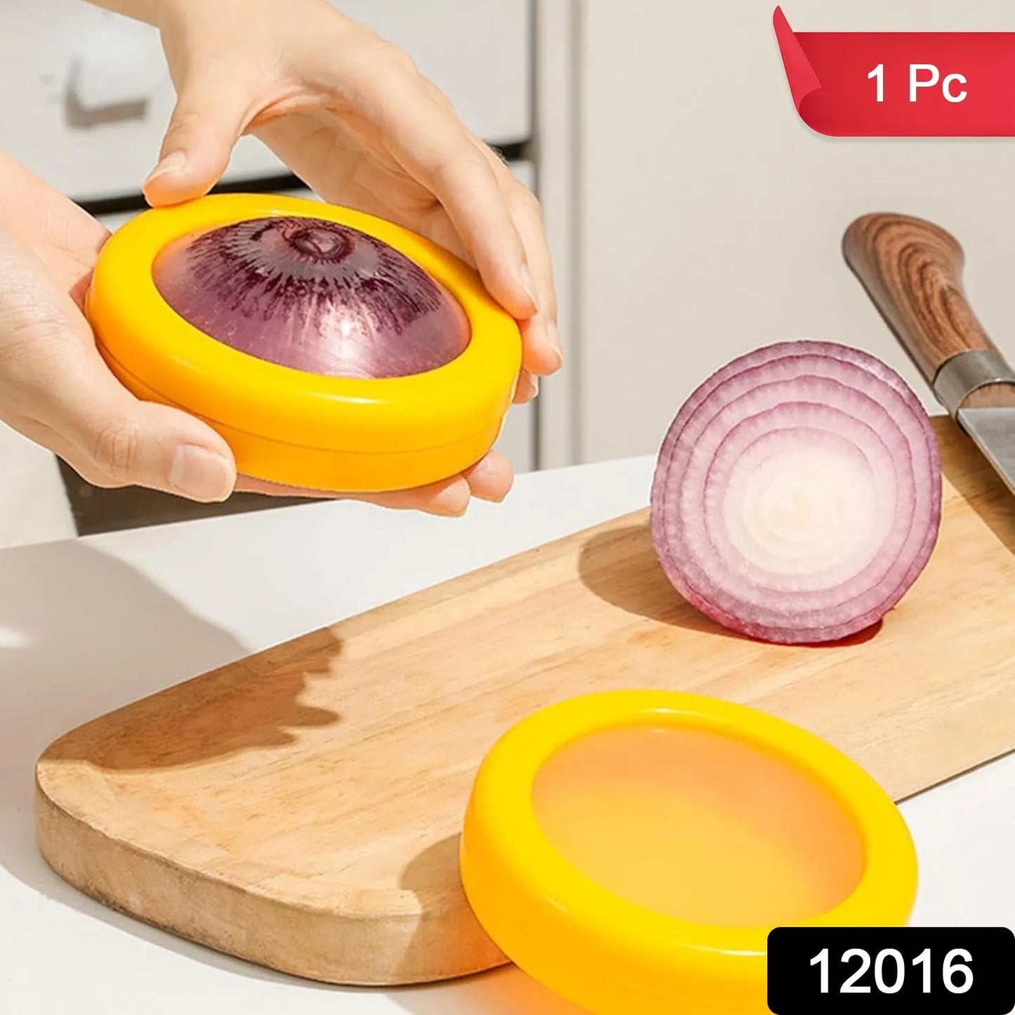 Vegetable Container Premium Fruits Saver Keeper (1 Pc Yellow)