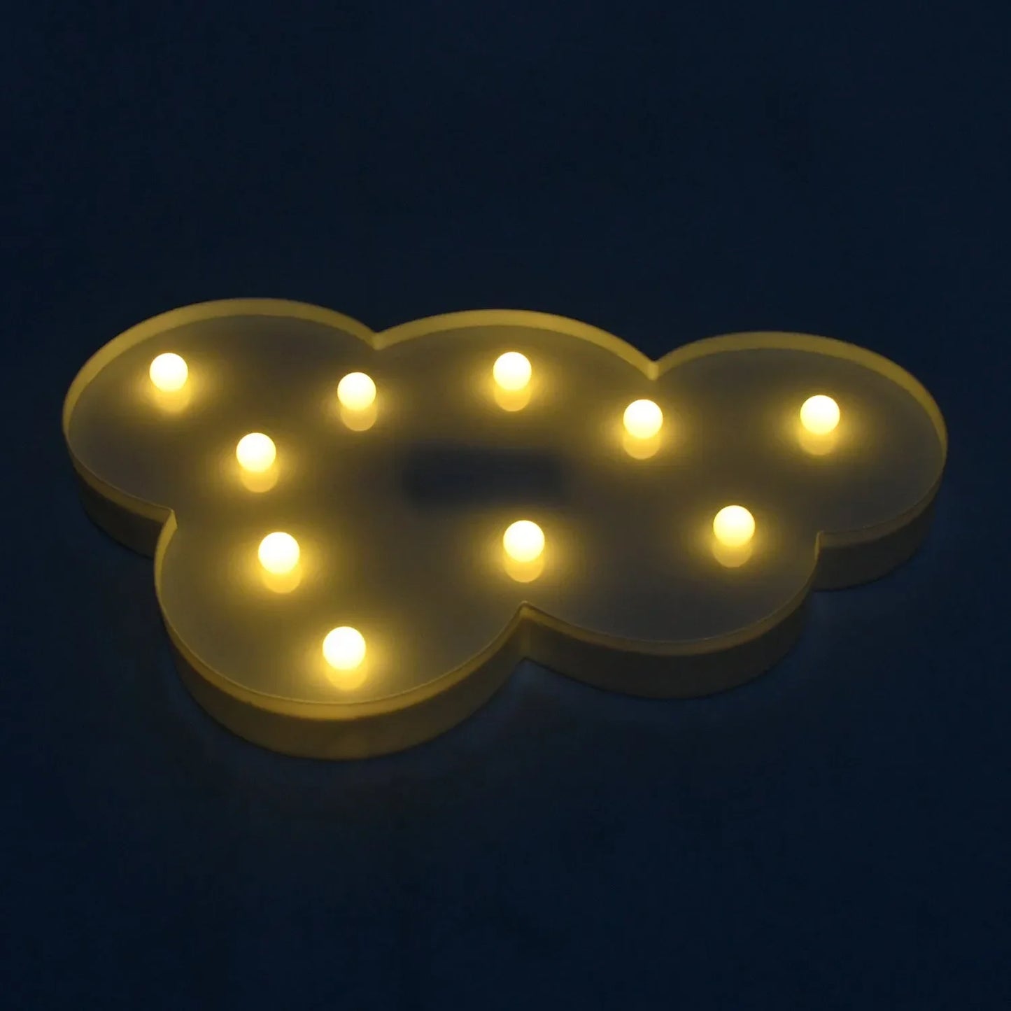 3d Led Night Light Table Lamp For Party Birthday Wedding Atmosphere Battery Operated Decorative Light Nursery Lamp For Bedroom And Wall Decoration For Children Bedroom Wall Light (1 Pc Battery Not Included)