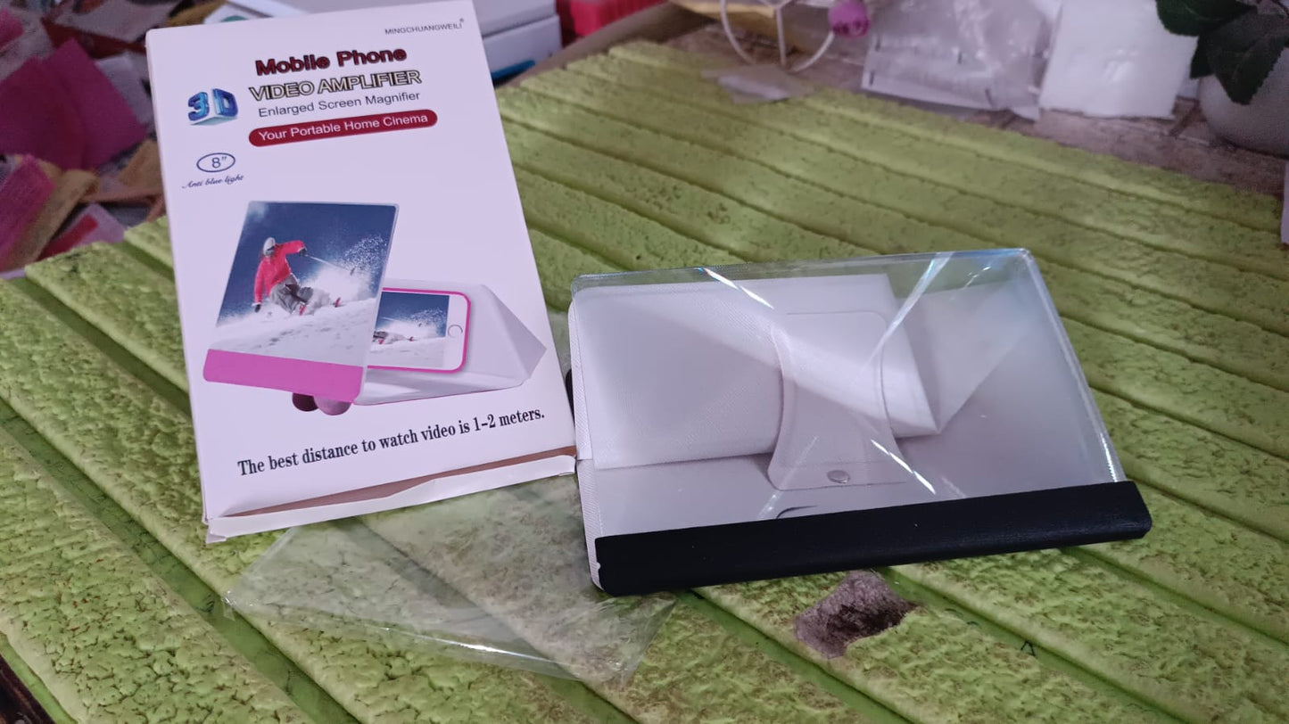 3d Hd Mobile Phone Screen Magnifier Amplifier (1 Pc 8 Inch)