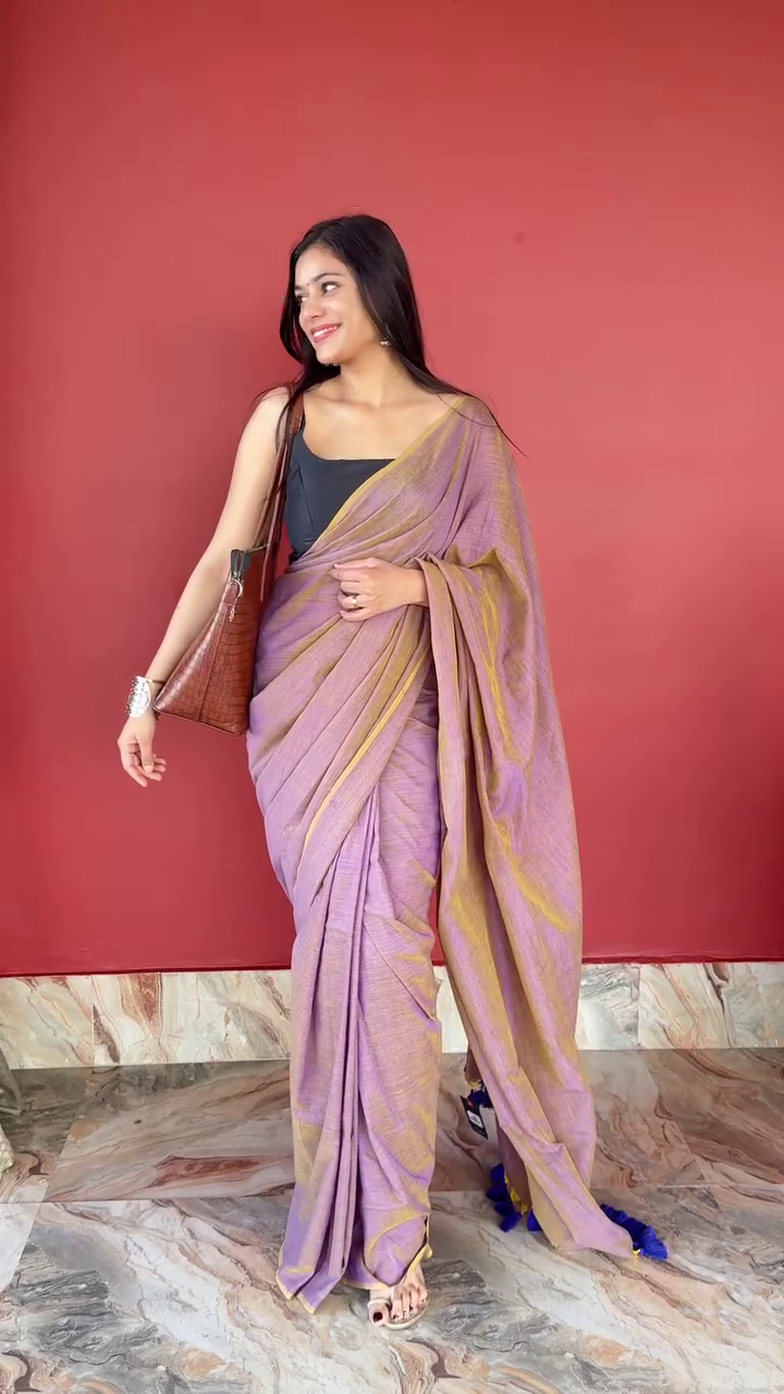 Handwoven Soft Cotton Sarees for Women