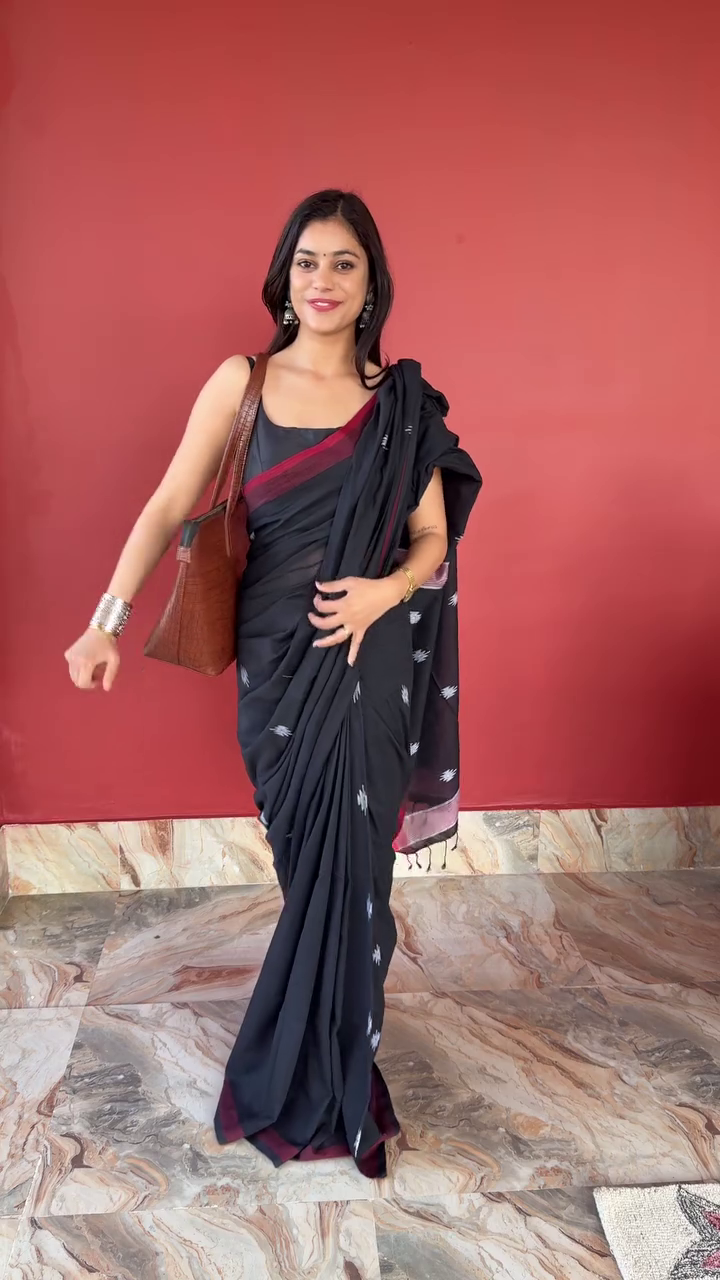 Handwoven Soft Cotton Sarees for Women