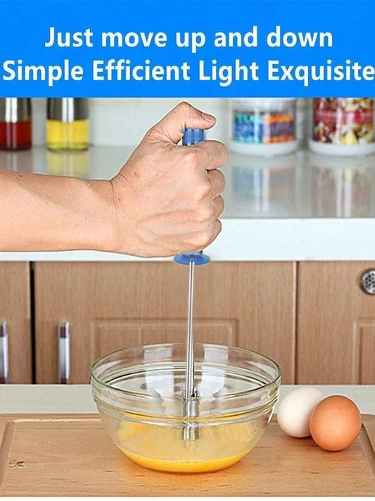 191 Stainless Steel Mixi Egg  Lassi  Butter Milk Maker  Mixer Hand Blender