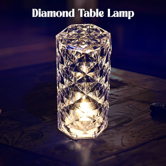 6240 Diamond Table Lamp  Candles For Home Decoration Crystal Candle Lights