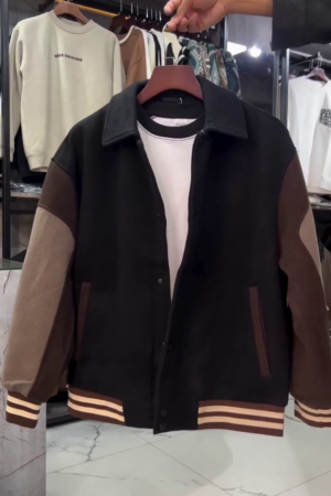 Classic Two Tone Varsity Jacket