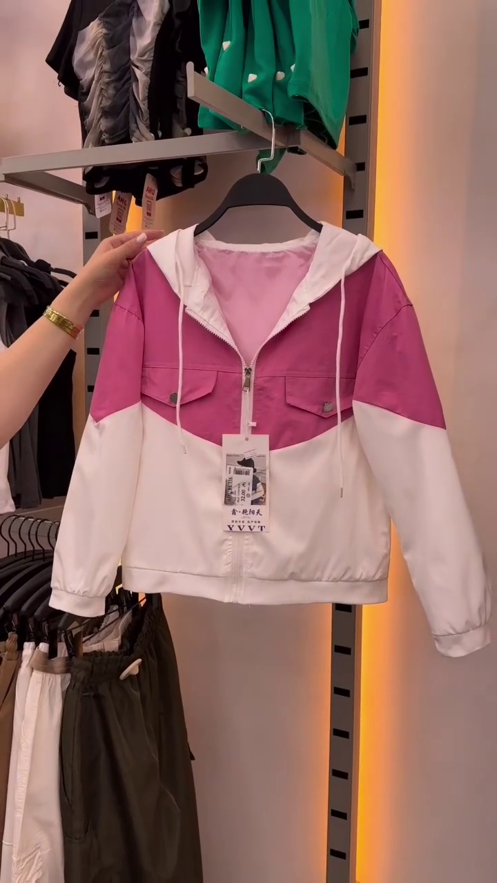 Denim & Nylon Hybrid Hoodie Jacket Streetwear Edition - Image 3