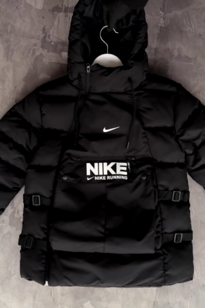 Running Tech Utility Puffer Anorak Jacket