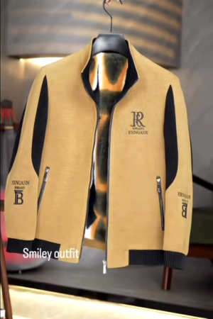 Men Classic Light Quilted Winter Jacket - Beige