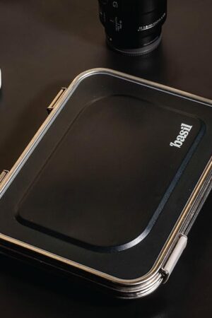 Bento Lunch Box for Kids and Teenagers, 900 ml | 3 Compartment Lunch Box | Stainless Steel Tiffin Box for Kids | Leak Proof Lunch Box | Ideal for Teenagers. Kids & Adults-Black