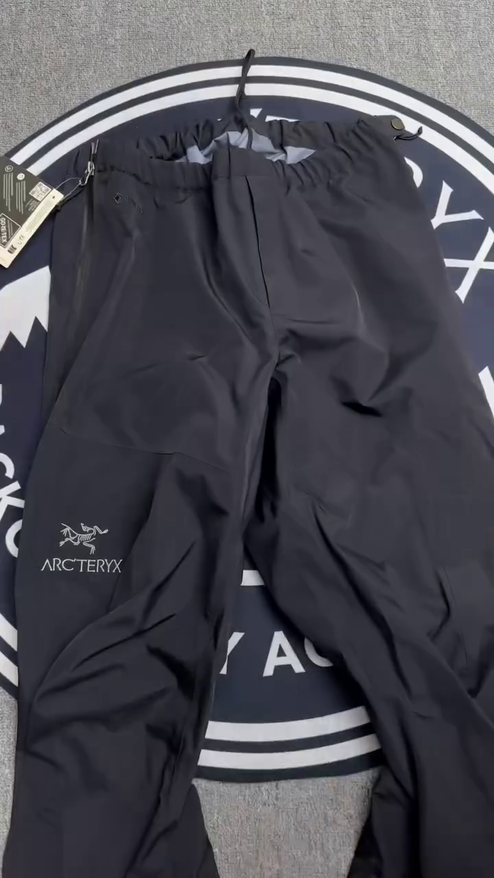 Black Waterproof Outdoor Performance Pants - Image 2