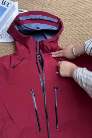 Deep Burgundy Waterproof Alpine Shell Jacket