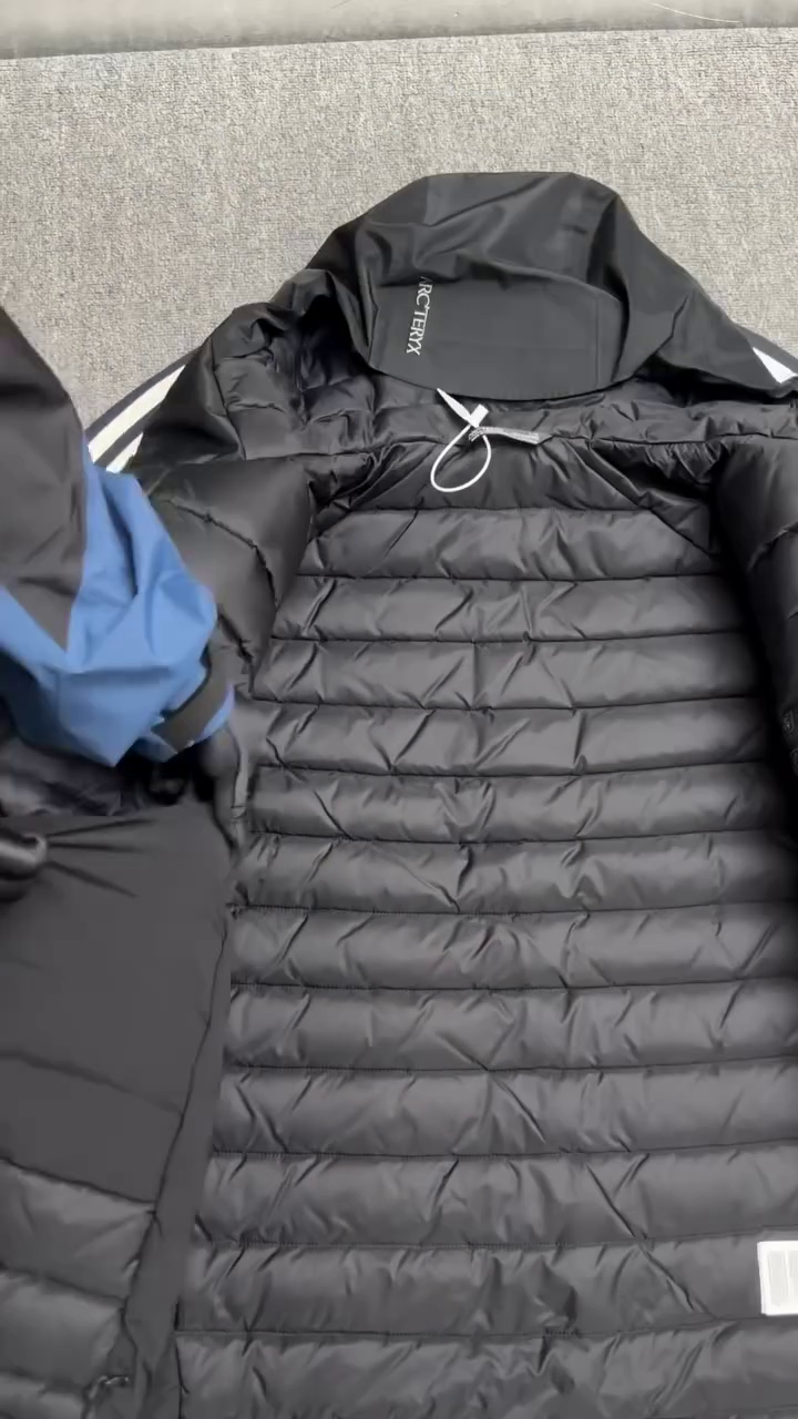 Black Lightweight Hooded Windproof Jacket - Image 3