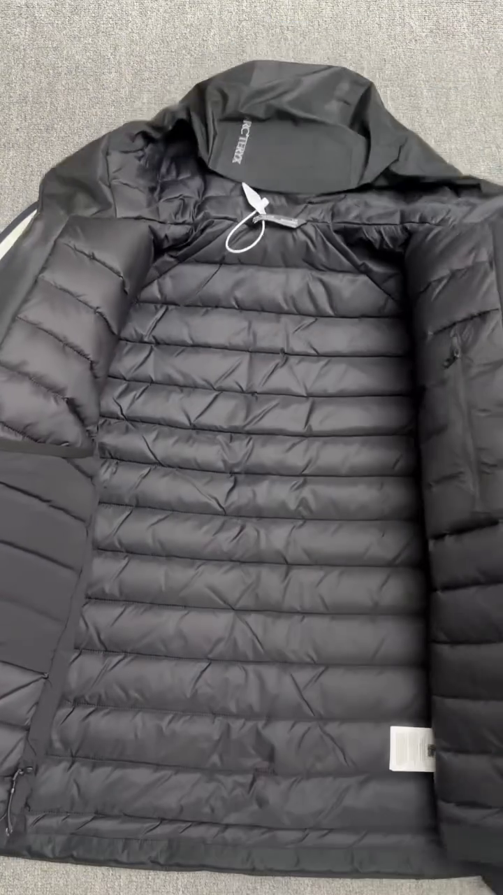 Black Lightweight Hooded Windproof Jacket - Image 2