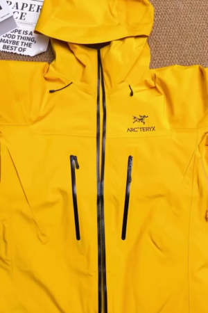 Bright Yellow Waterproof Insulated Hooded Jacket
