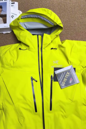 Neon Yellow Waterproof Insulated Hooded Jacket