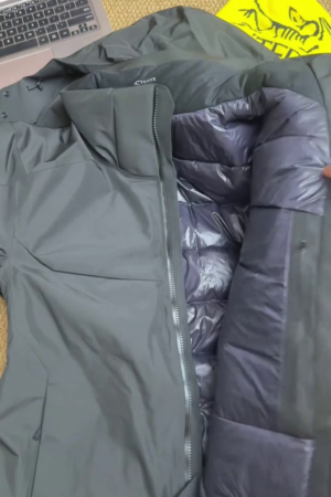 Charcoal Grey Waterproof Insulated Hooded Jacket